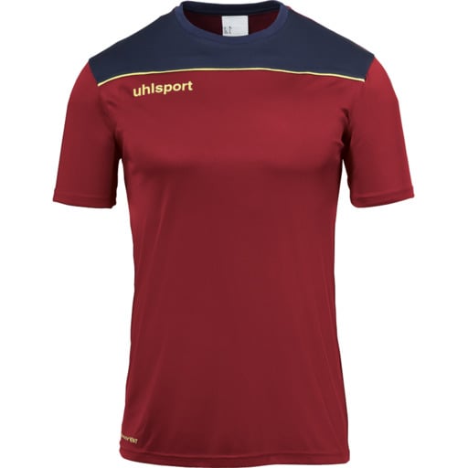 Offense 23 Poly Shirt Burdeos/azul Marino/amari Uhlsport