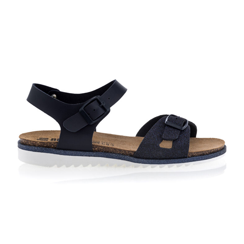 Blaue Sandalen für Mädchen / Zehenfreie Schuhe