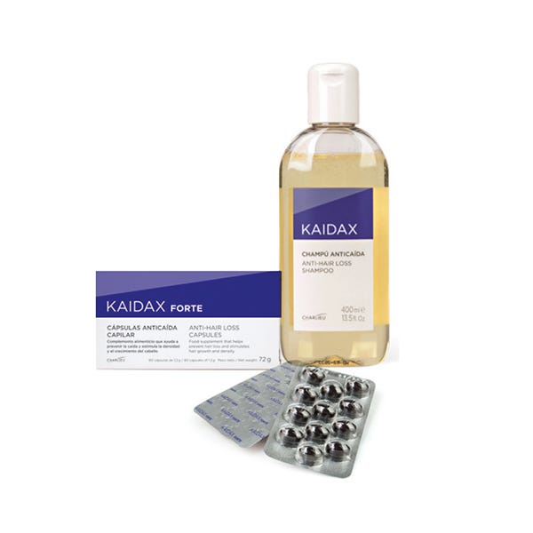 Kaidax Forte Pack + Schampo mot håravfall | 2UD