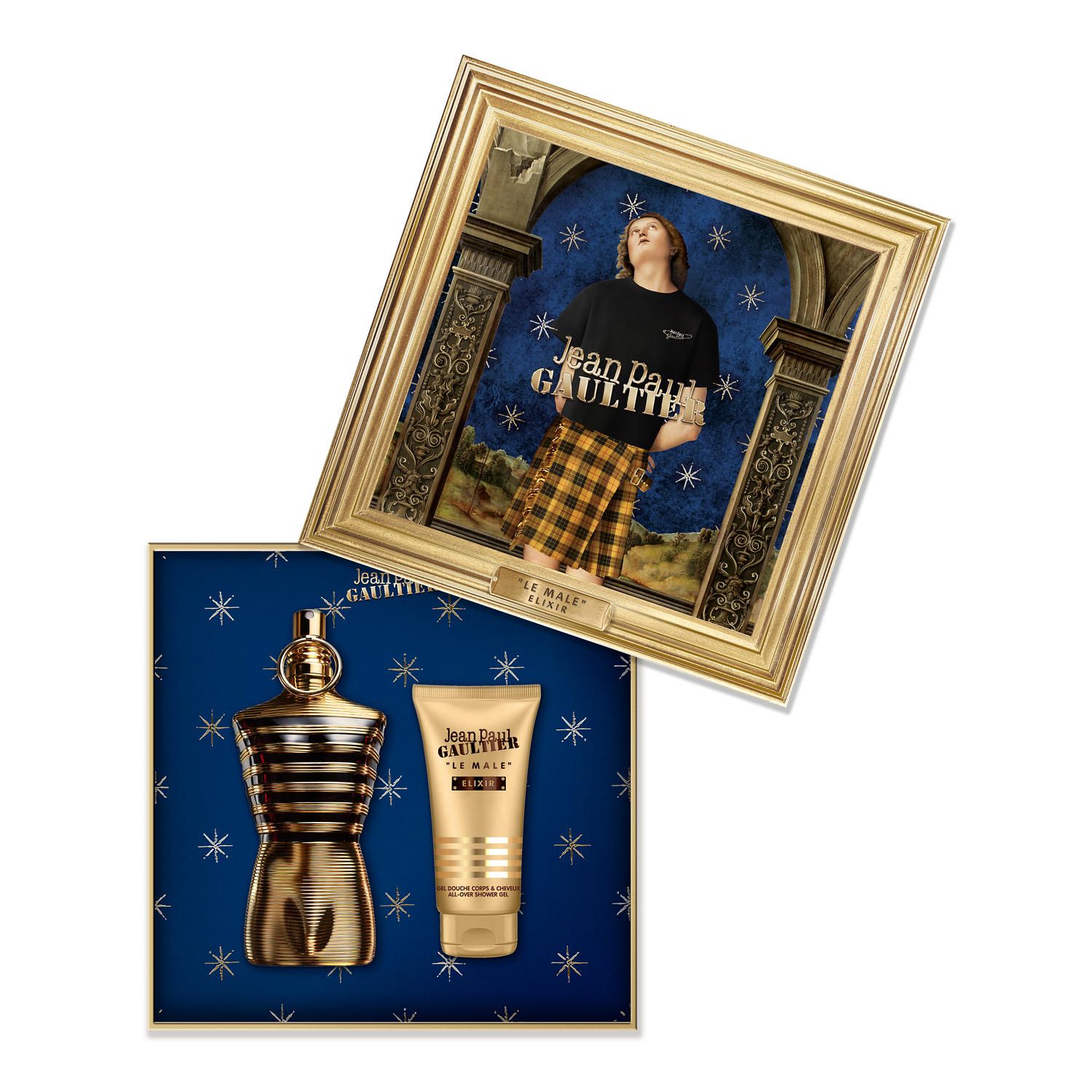 Le Male Elixir parfimērijas ūdens dāvanu komplekts Vīriešu smaržu dāvanu komplekti