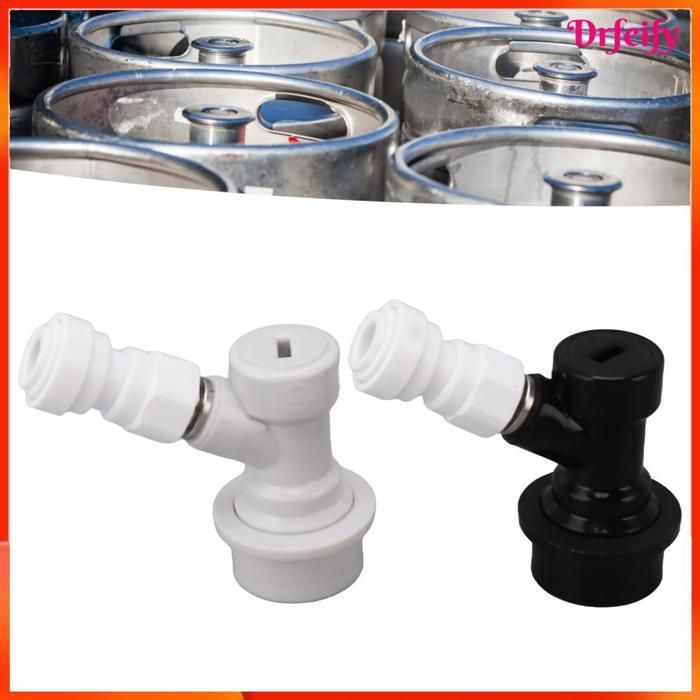 Kit de desconexión con bloqueo de bola Akozon para dispensador de líquido de barril de cerveza, accesorio de inserción de 3/8