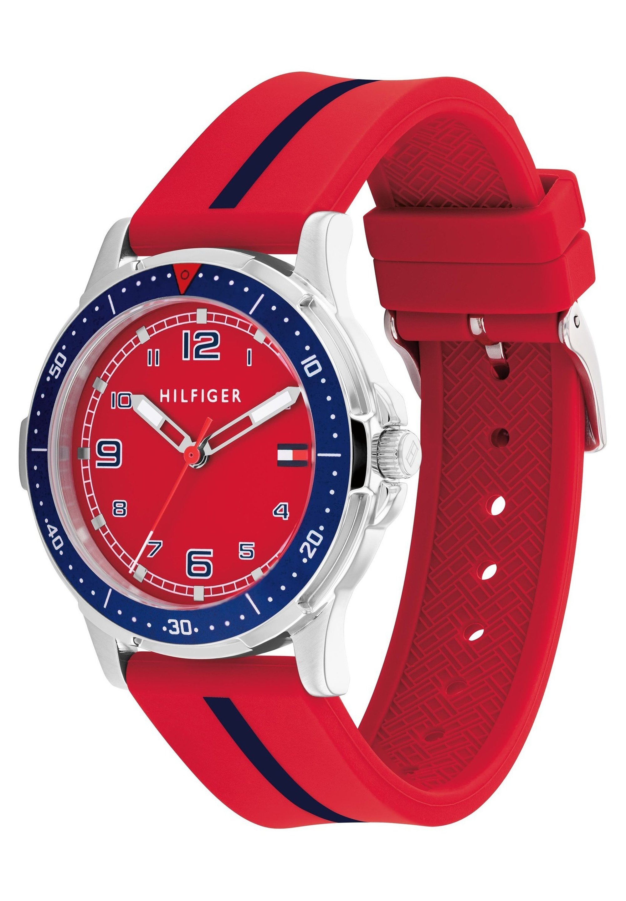 Tommy Hilfiger SPORT - Montre - blau- und silberfarben rot rot