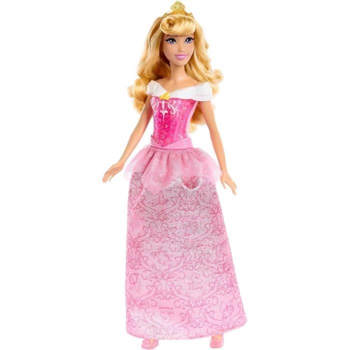 Muñeca Aurora de 29 cm, vestido y accesorios para muñeca Princesa Disney de Mattel HLW09