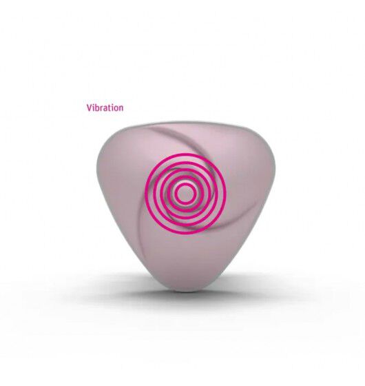 Mystim Heart's Desire vibrators uzliekams uz ādas, rozā krāsā