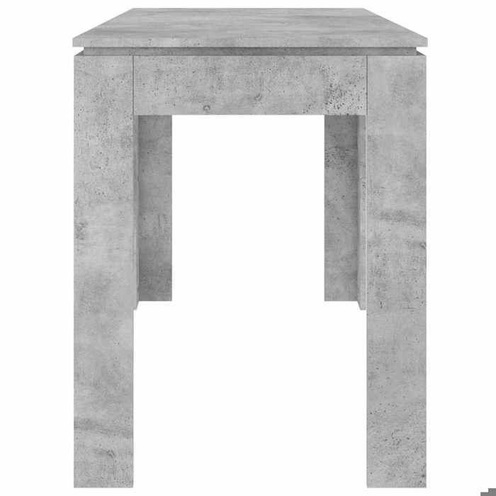 Low price - Living room/kitchen furniture - Dining table only - Concrete grey 120x60x76 cm Engineered wood (476450586836)