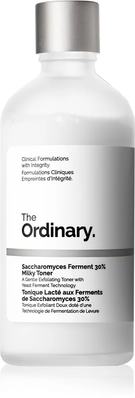 The Ordinary Saccharomyces Ferment 30% Milky Toner is een mild exfoliërende toner.