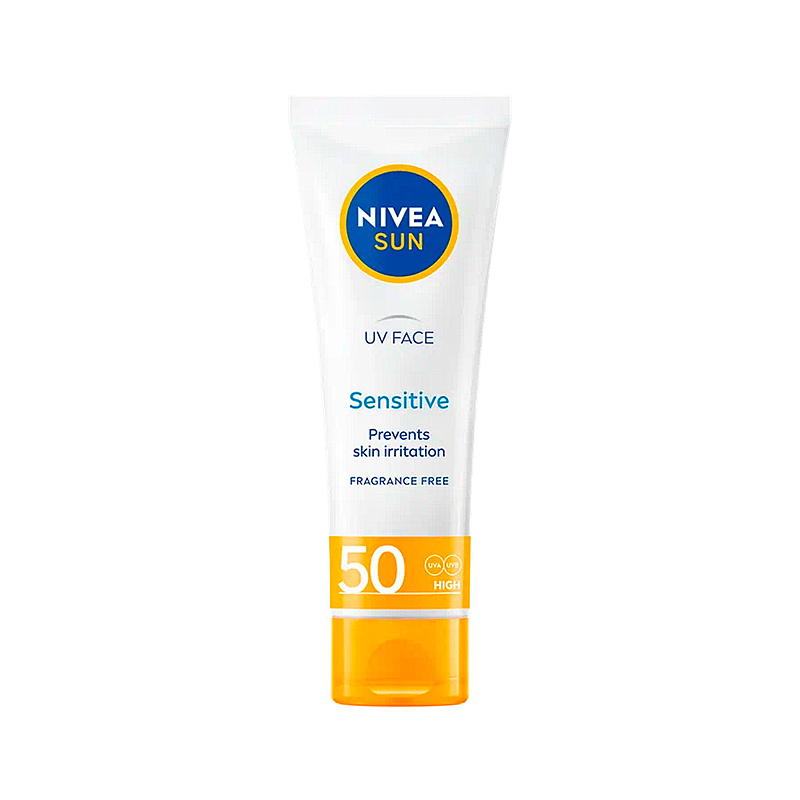 Nivea solkrem 50 ml Ansiktssensitiv Nivea SPF50