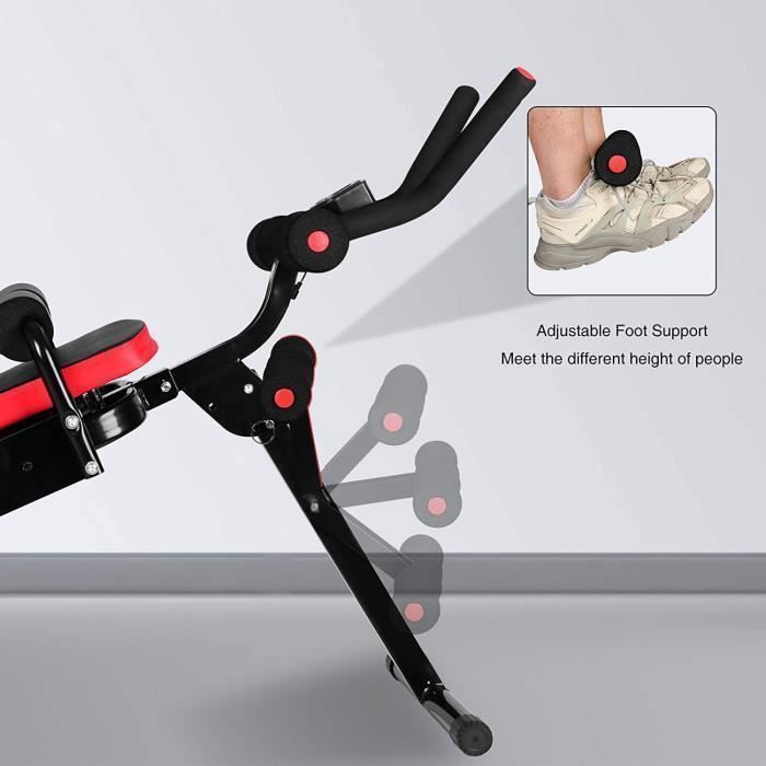 BIGZZIA - Máquina abdominal plegable - Reformer de 5 minutos - Equipo de fitness para el hogar