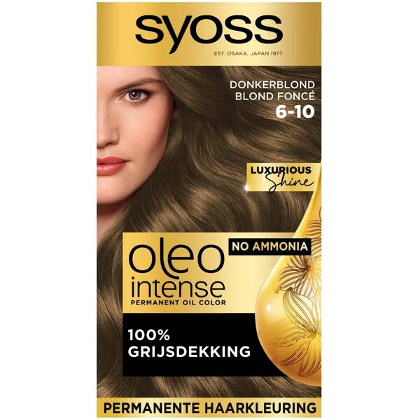 Syoss Oleo Intense farba na vlasy 6-10 tmavá blond