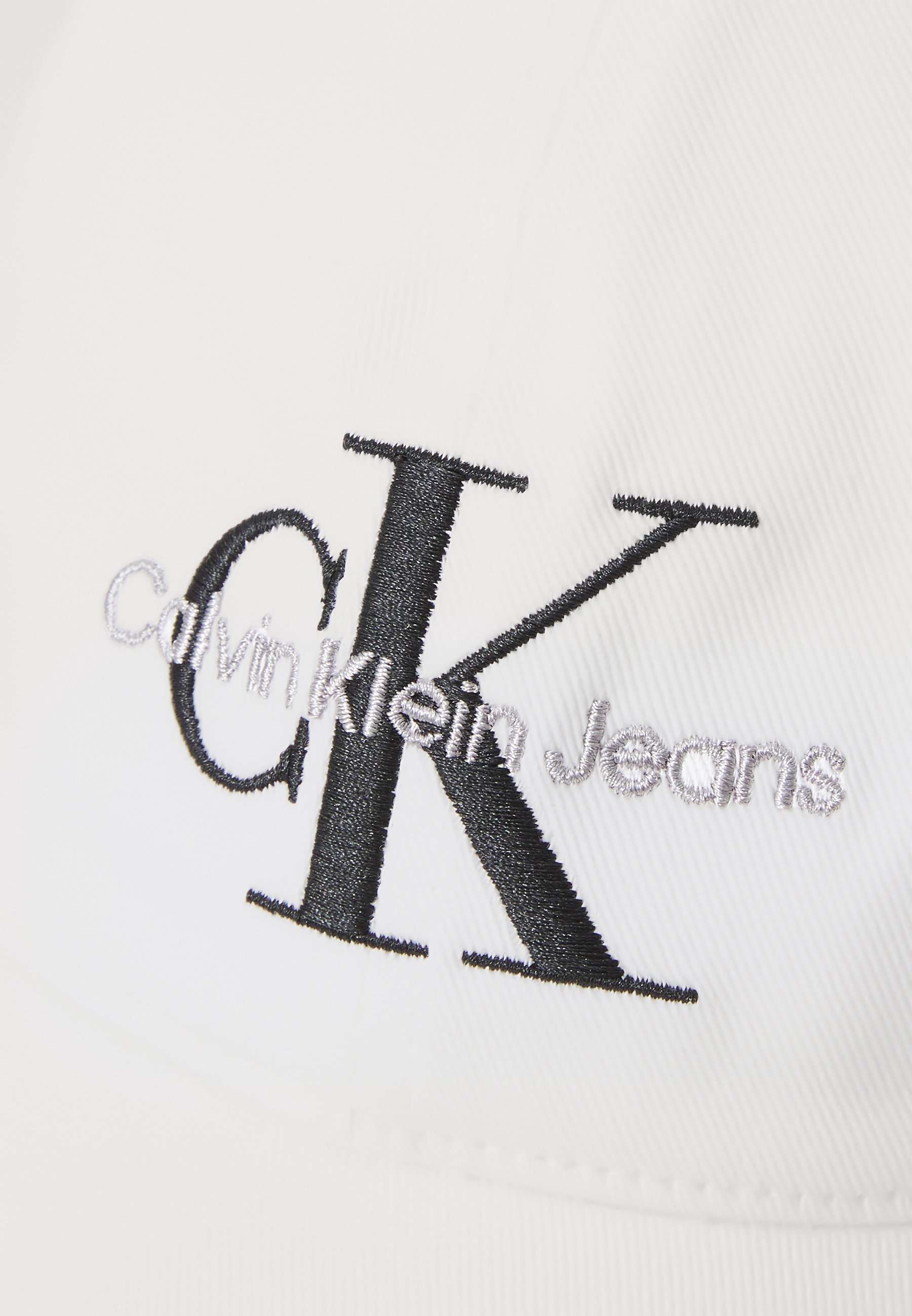 Calvin Klein MONOLOGO EMBROIDERY BASEBALL - Nokamüts - erevalge