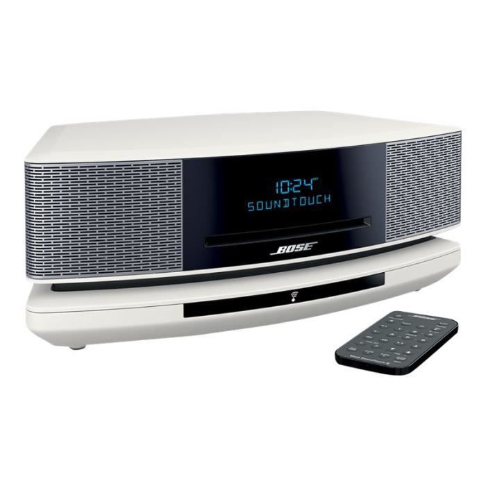 Système audio Bose Wave SoundTouch music system IV blanc - Lecteur CD, radio DAB/AM/FM, Bluetooth, réseau
