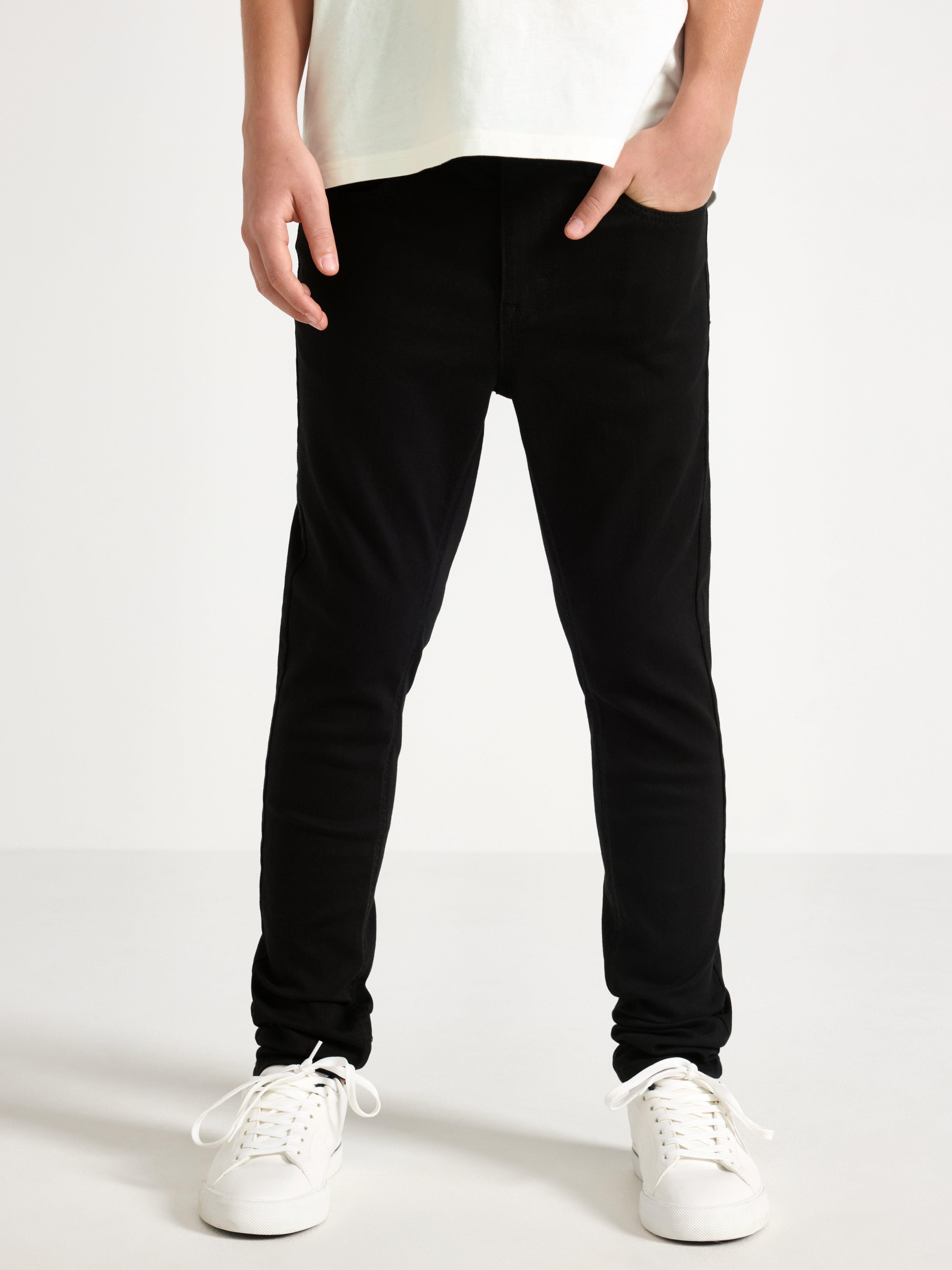 SAM Super stretch slim fit jeans med normal midje, svart