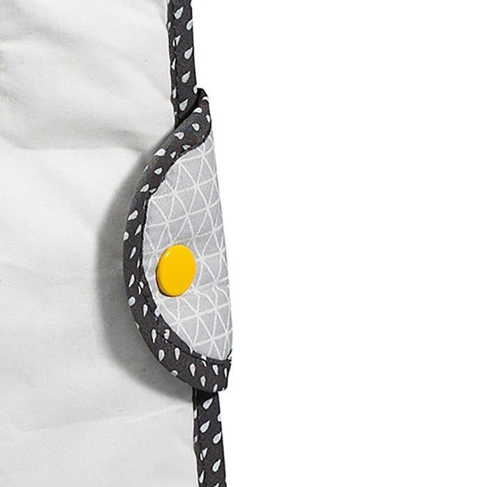 Funda de algodón gris para el libro de registro de salud
