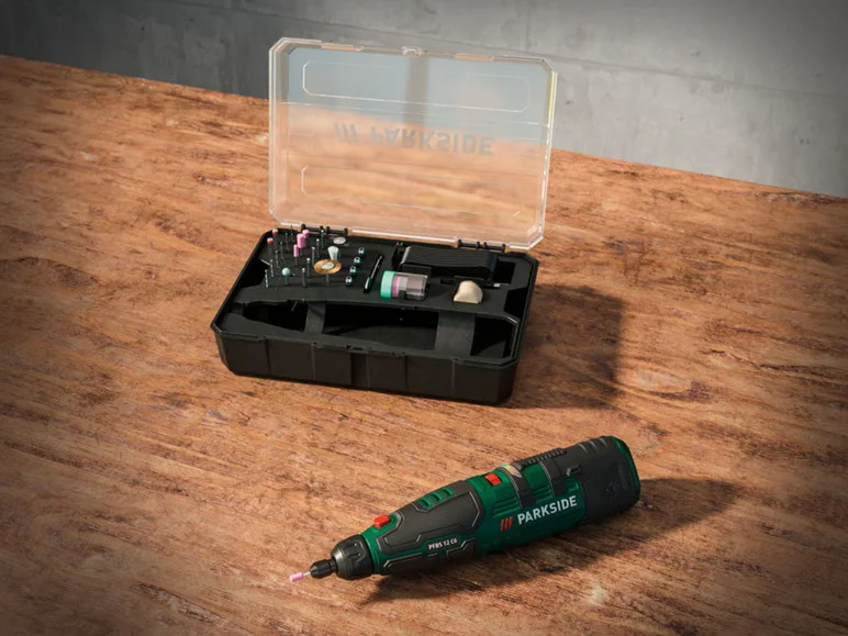 Esmerilhadeira/Furadeira de Precisão PARKSIDE® PFBS 12 C6, 12V