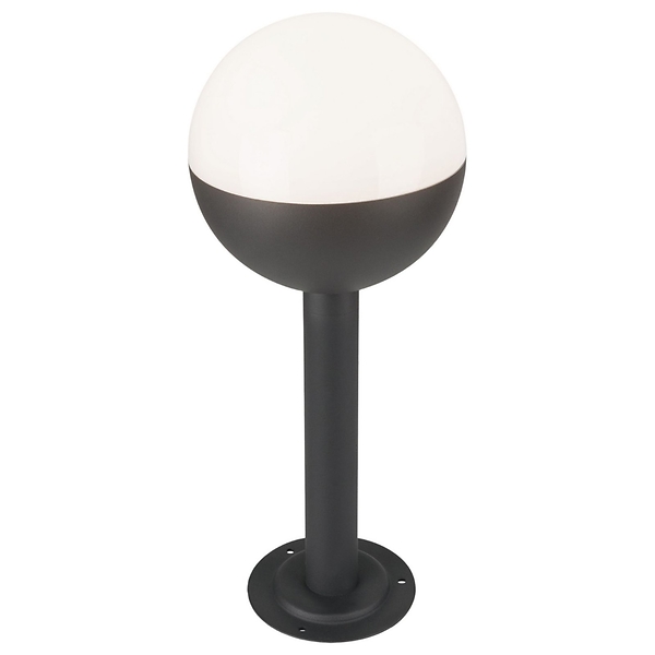 Lampa stojąca zewnętrzna Ulsa aluminiowa 50cm biało-czarna