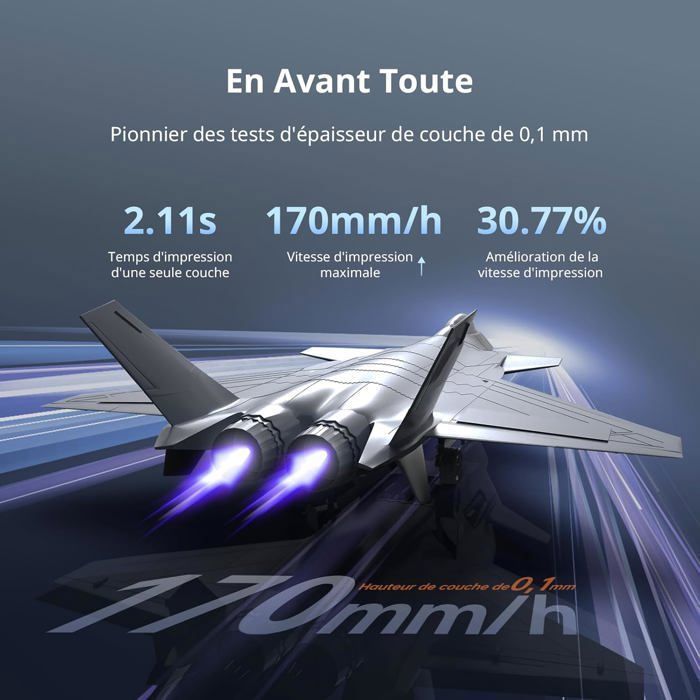 Imprimante 3D Résine - ANYCUBIC - Photon Mono M7 Pro - 14K - Vitesse 220 mm/h - Couleur Noir