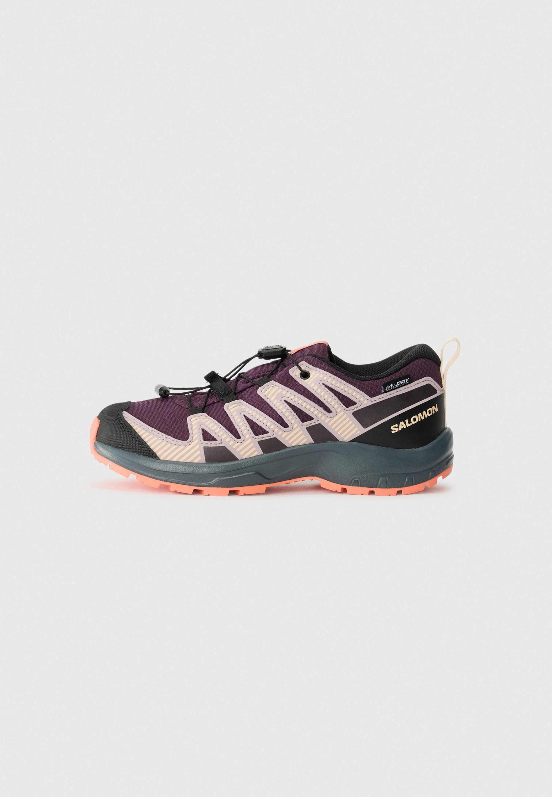 Salomon XA PRO V8 WATERPROOF UNISEX - Wandelschoenen - plum kitten/turbulence/fusion coral