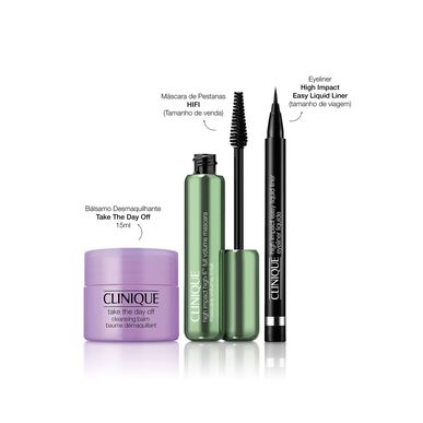 Clinique Eye Essentials High-Fi Lashes Pack set za ličenje oči z visokim učinkom 1 kos 1 kos