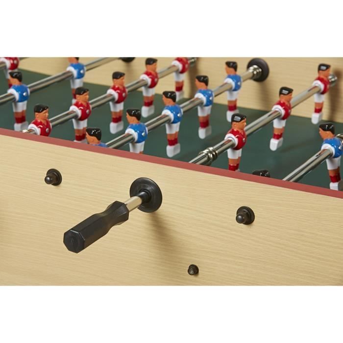 Professional foosball table with coin mechanism