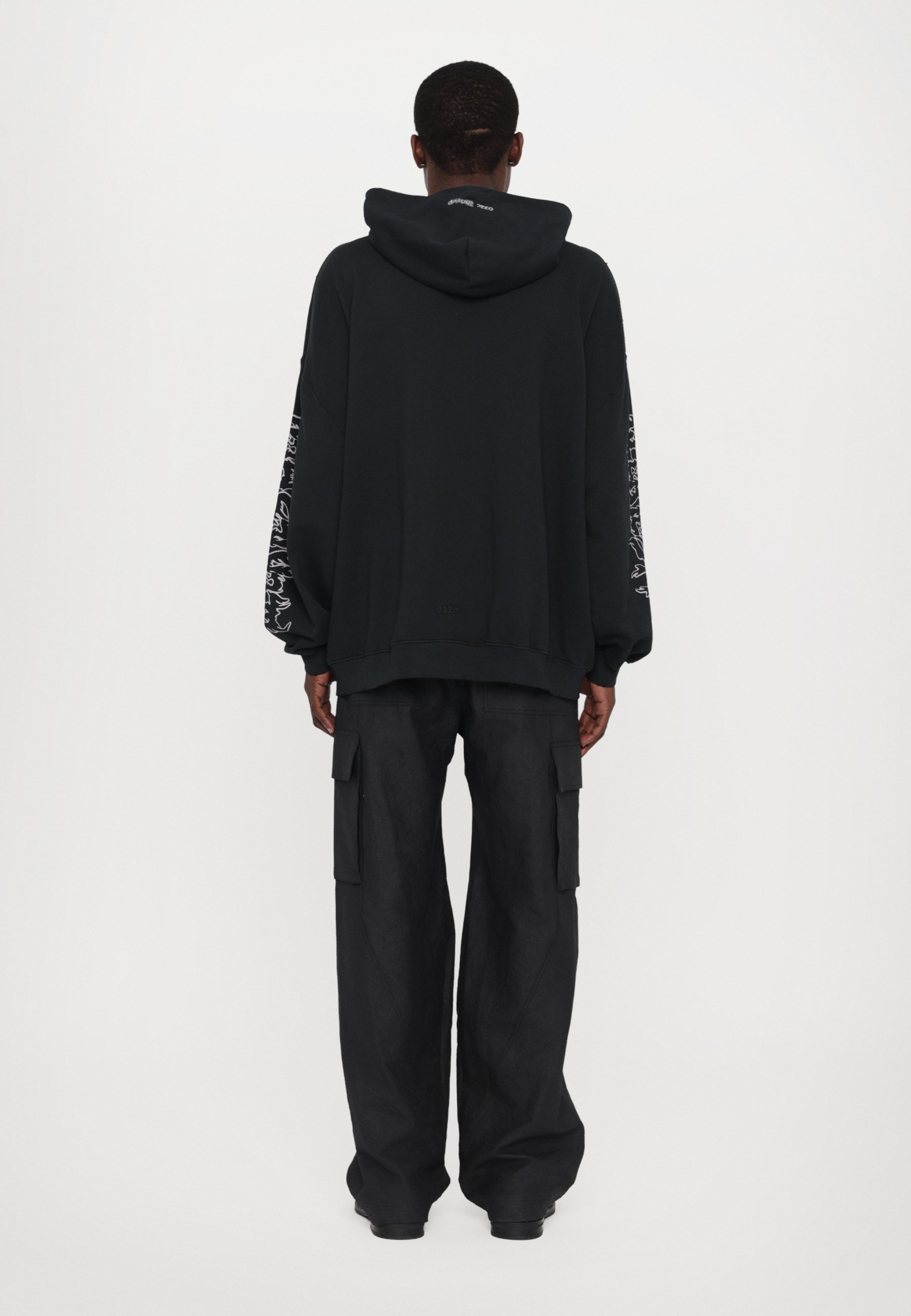 032c FAITHLESS OVERSIZED UNISEX - Mikina - black