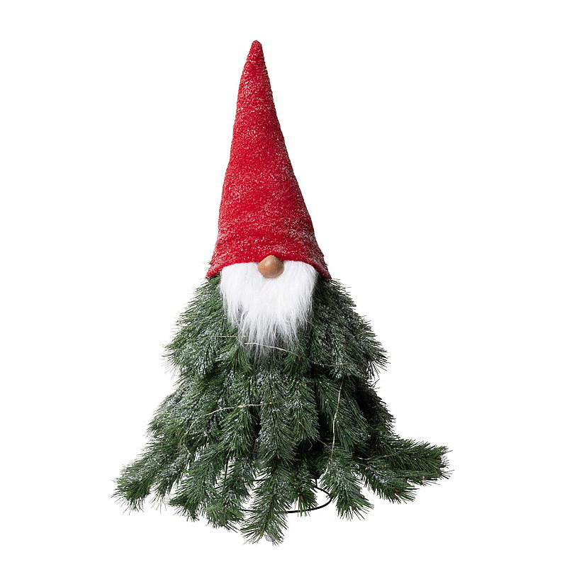 Hjem Julenissen 72 cm LED-lys med rød hatt