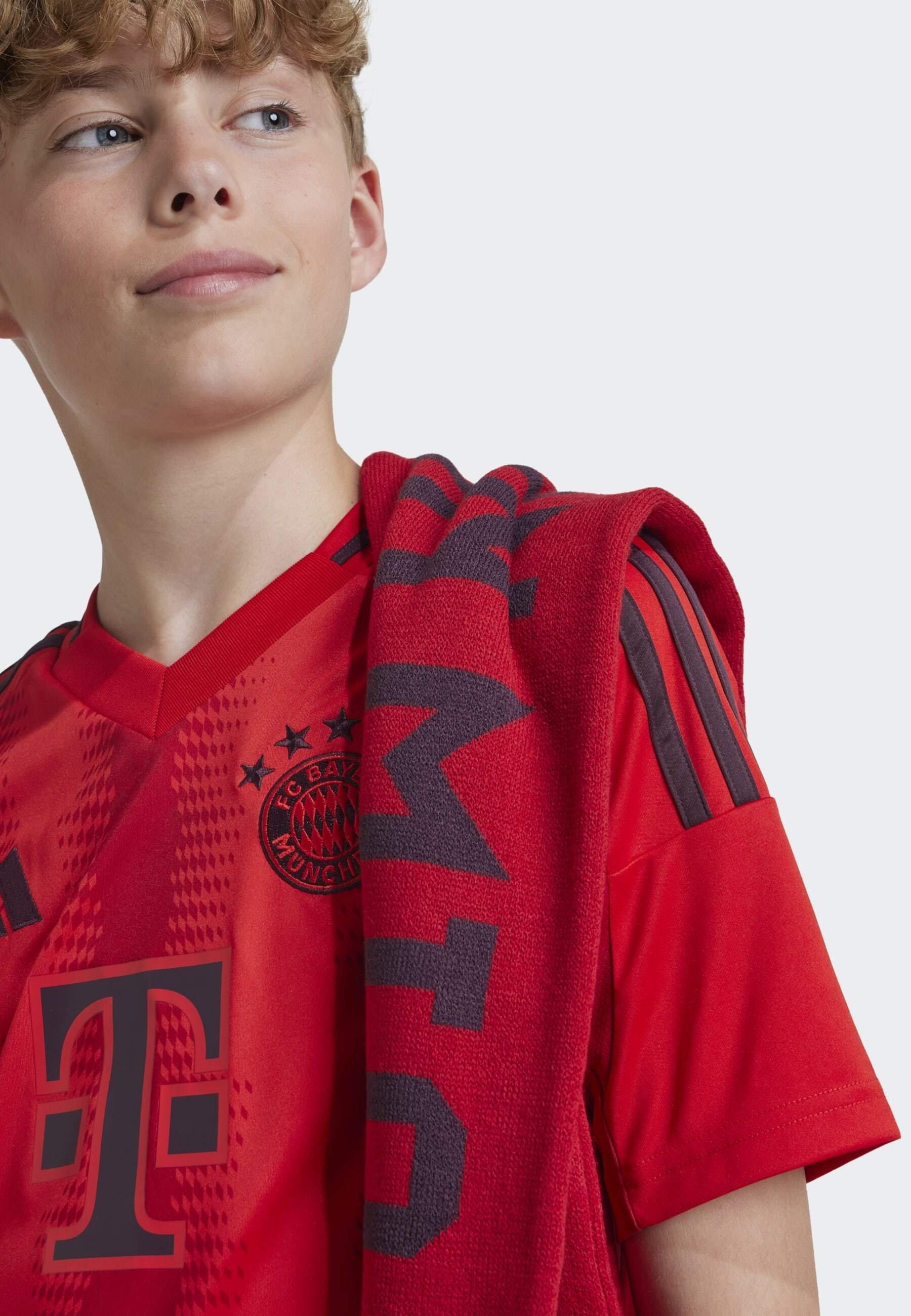 adidas Performance FC BAYERN 24/25 DOMICILE ENFANTS - Tenue du club - rouge