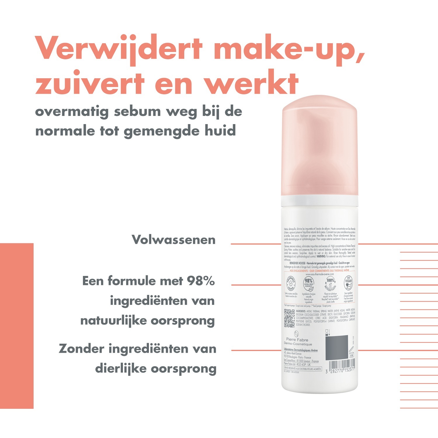 Avène čistilna pena za obraz Les Essentiels Les Essentiels čistilna pena – 50 ml
