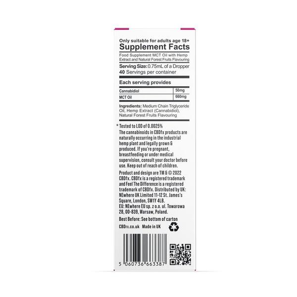 CBDfx Very Berry CBD-oliedruppels 2000 mg CBD | Gezondheid | Superdrug