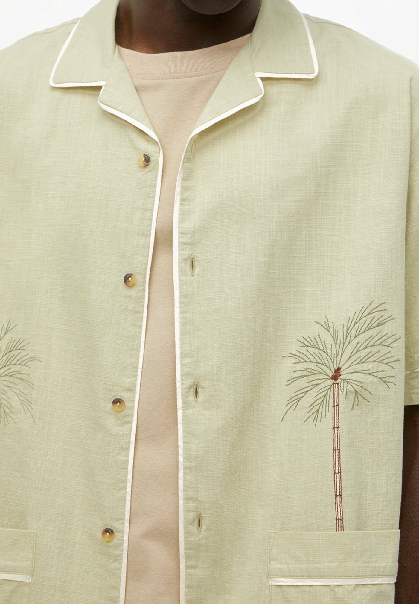 PULL&BEAR shirt - lichtgroen
