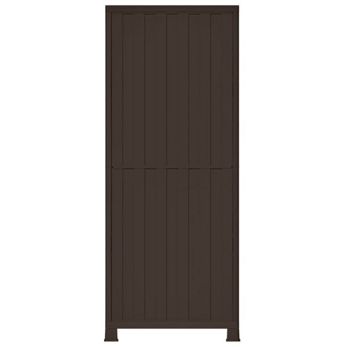 Armário de plástico vidaXL 68x39x171,5 cm 337902