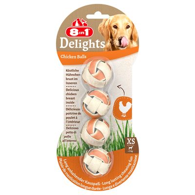 8in1 Delights Hundesnacks + 8in1 Delights Hundesnacks med bolde gratis!*
