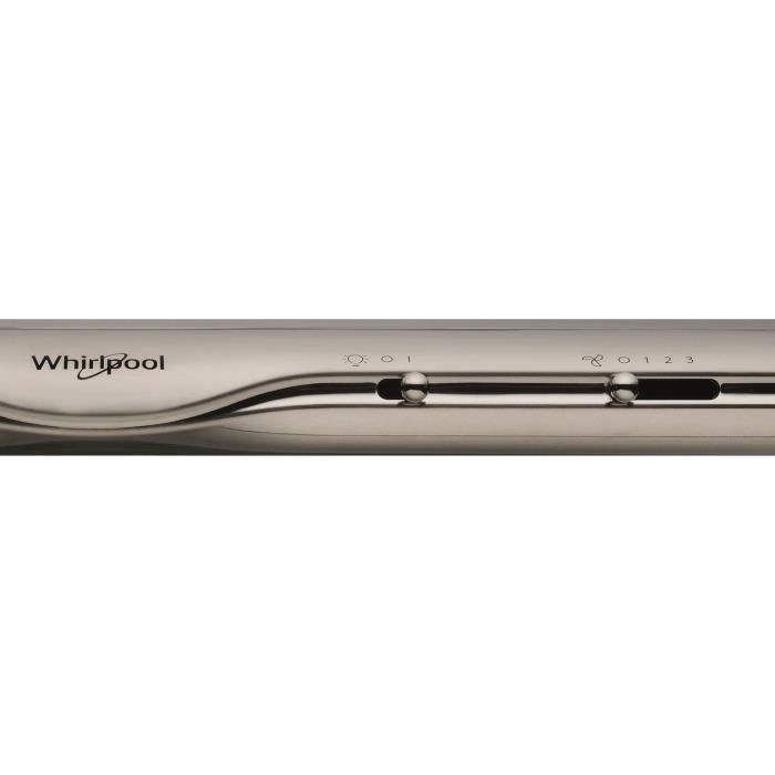 Inbyggd visirhuv Hood2GO - WHIRLPOOL - WCN65FLXH2G - Rostfritt stål - Klass D - 13,2 x 56,4 x 59,5 cm