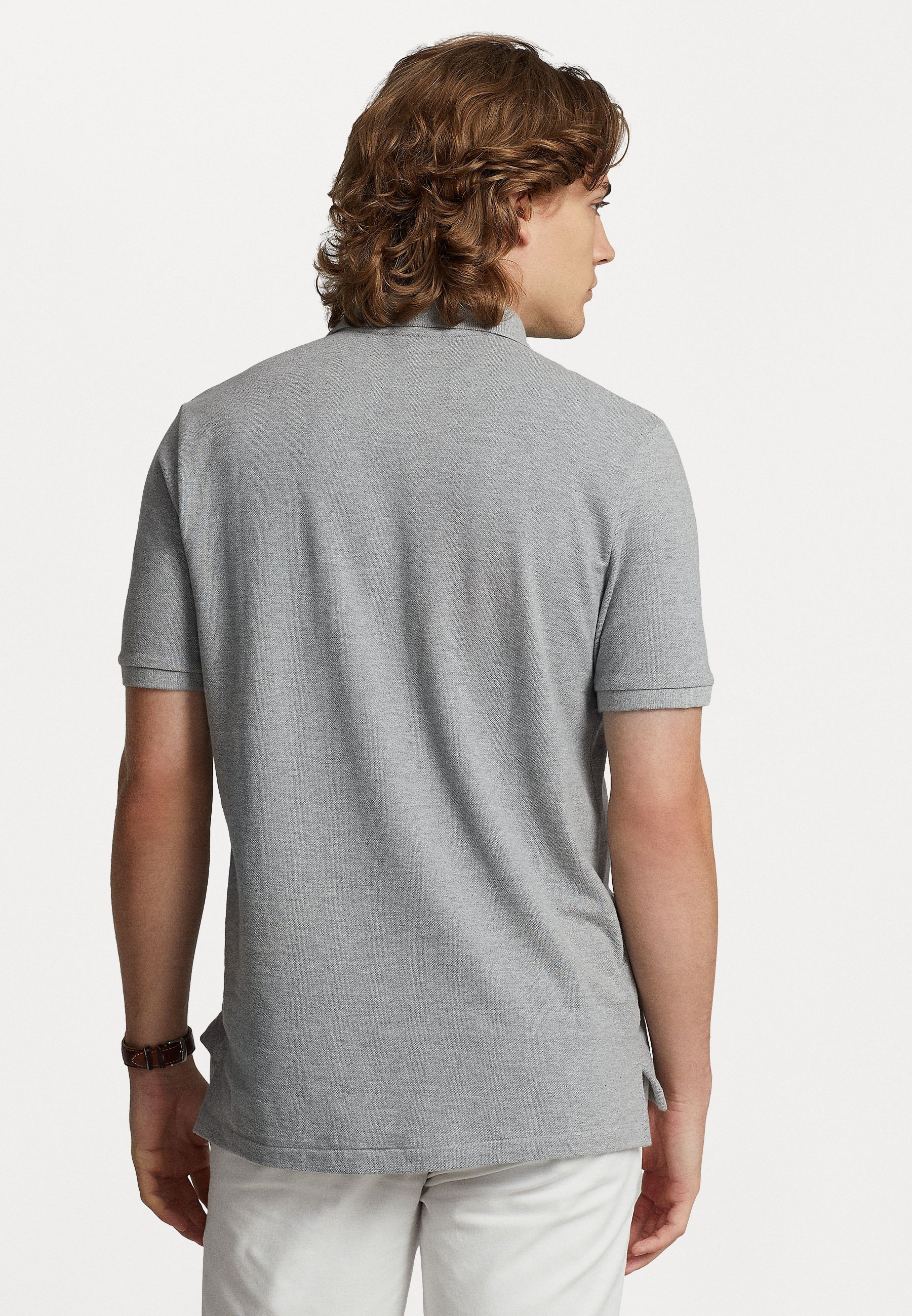 Polo Ralph Lauren SLIM FIT MESH POLO SHIRT - Polo - andover heather