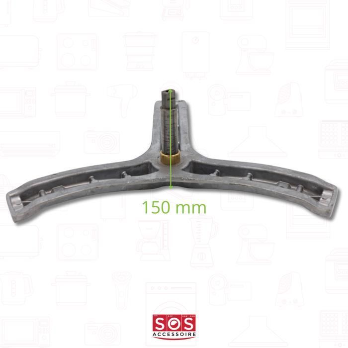 Croisillon de tambour Machine à laver, Lave-linge 20785800, 37000508 PROLINE, SHARP, TECHNICAL, EDSON, SELECLINE