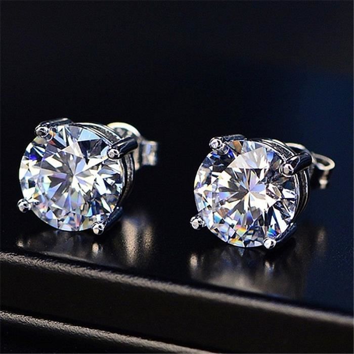 Women's Earrings with Cubic Zirconia Rhinestone Studs