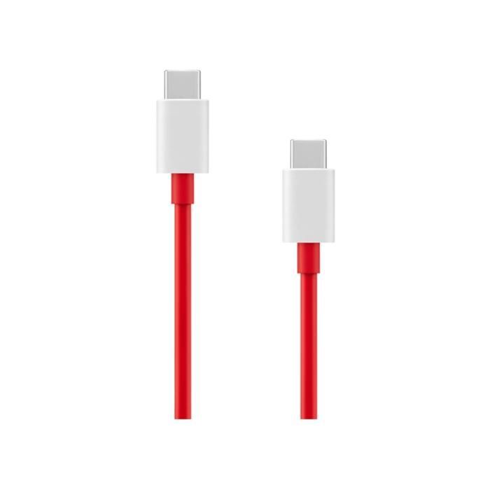 OnePlus SUPERVOOC 120W oplader, dubbele USB-C snellader met kabel, wit