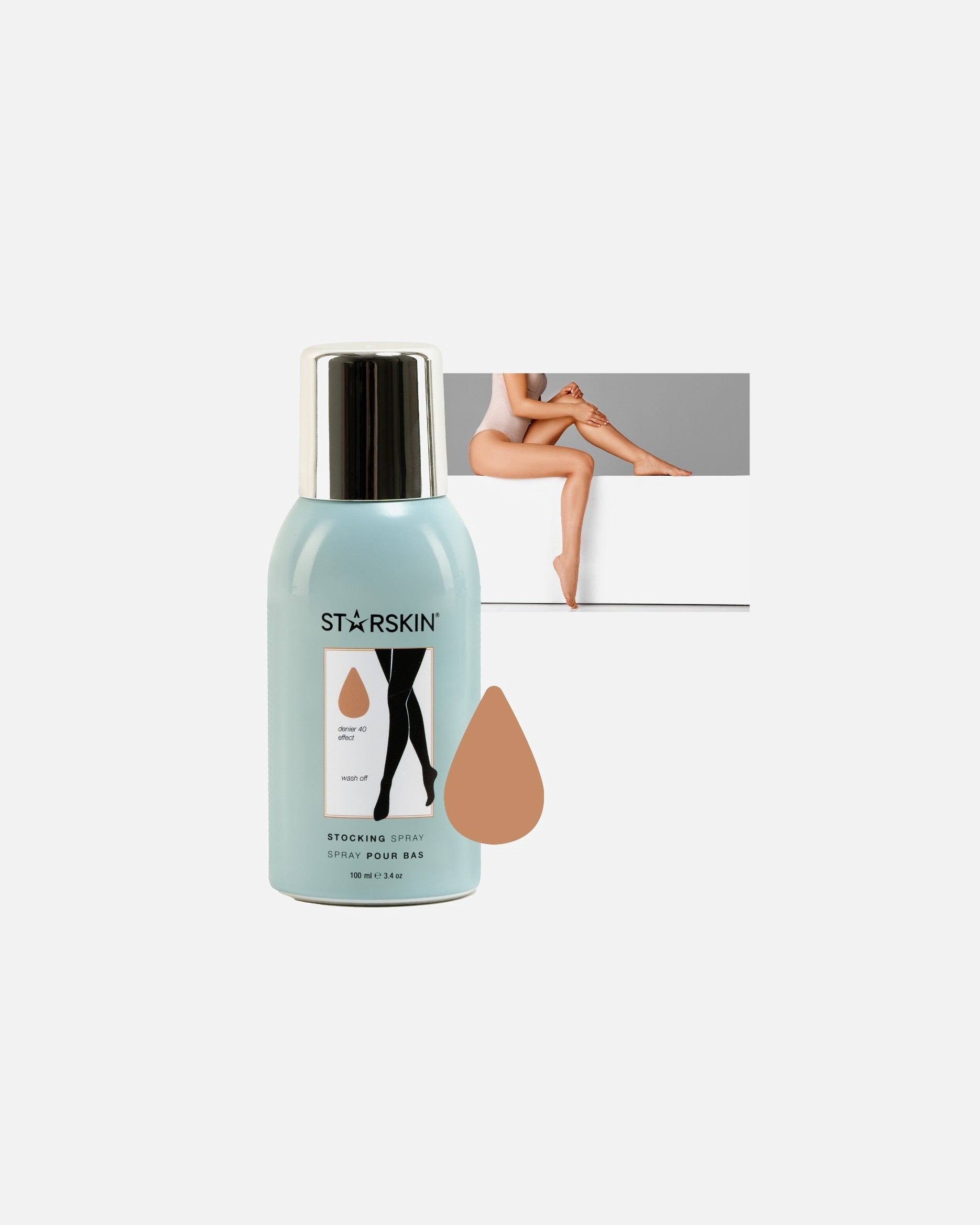 Sprej na nohy STARSKIN® - sprej na pančuchy - 100 ml