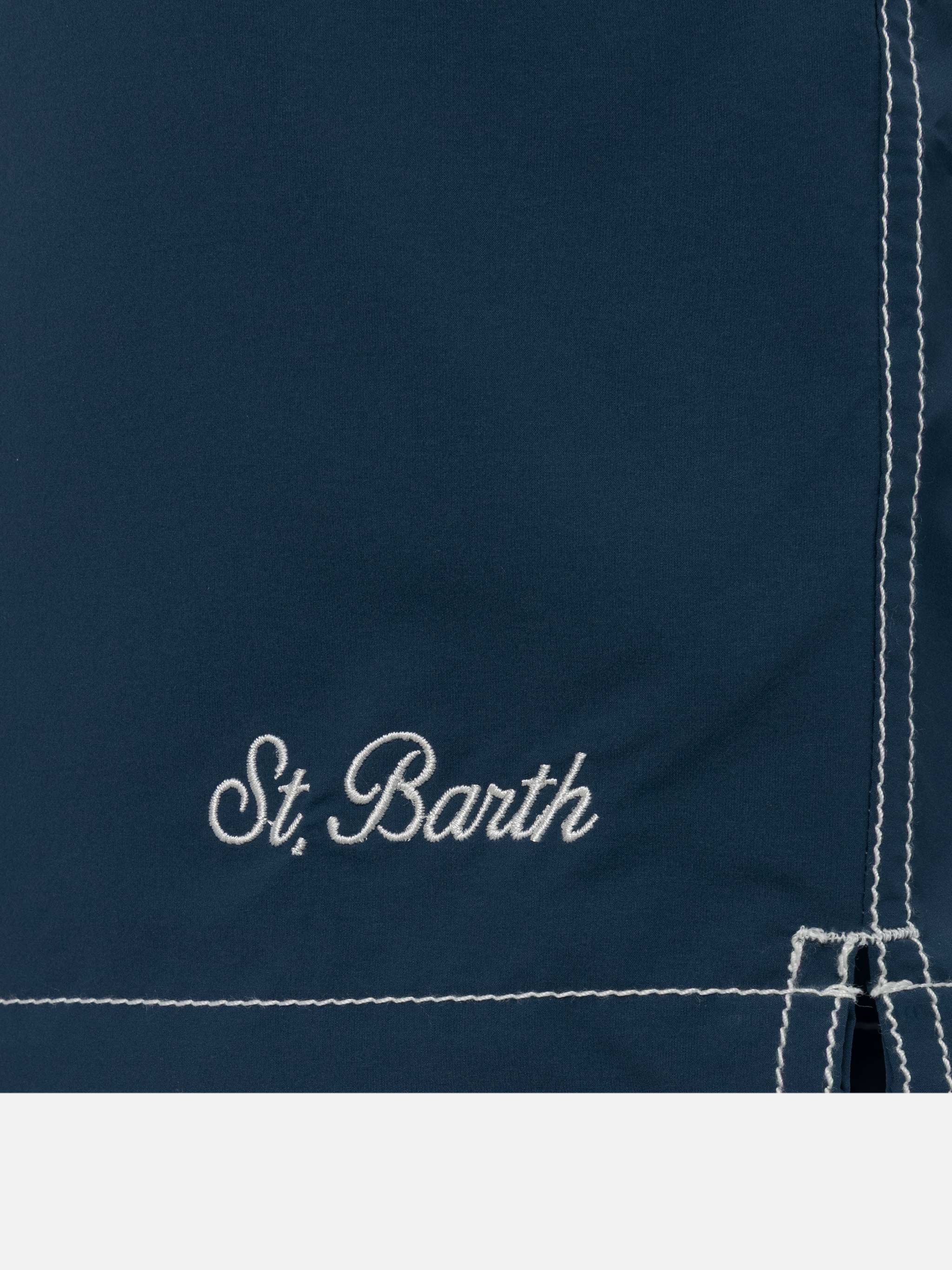 Patmos marineblauwe zwemkleding met lange mouwen