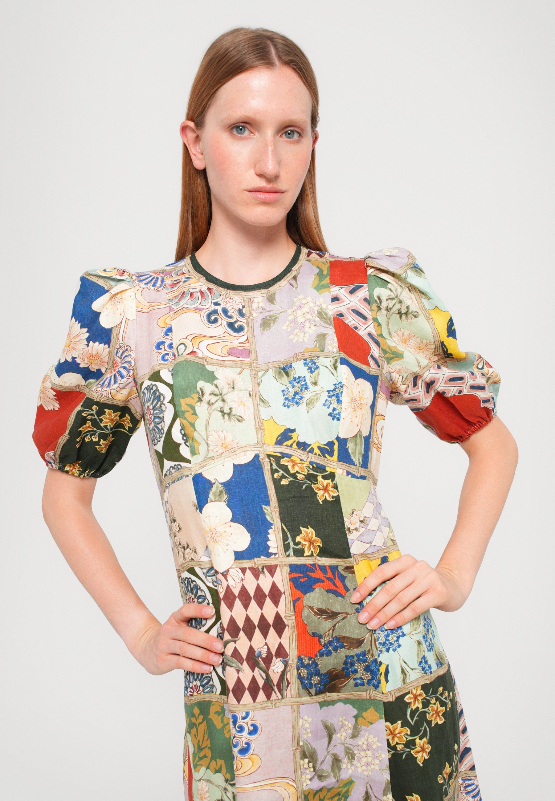 Abito MIDI Alemais BIANCA - Abito da giorno - multicolore