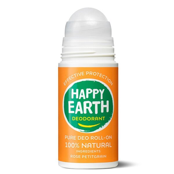 Dezodorant v valju Happy Earth Rose Petitgrain 75 g