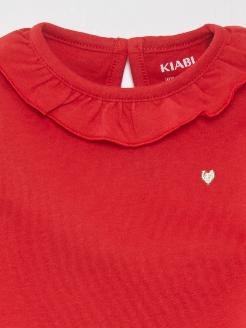 Camiseta de punto - ROJA