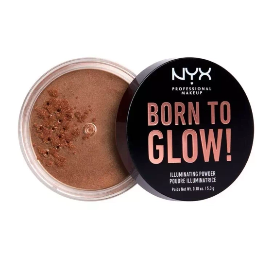 NYX Professional Makeup Born To Glow puder rozświetlający 04 Desert Night 5,3 g
