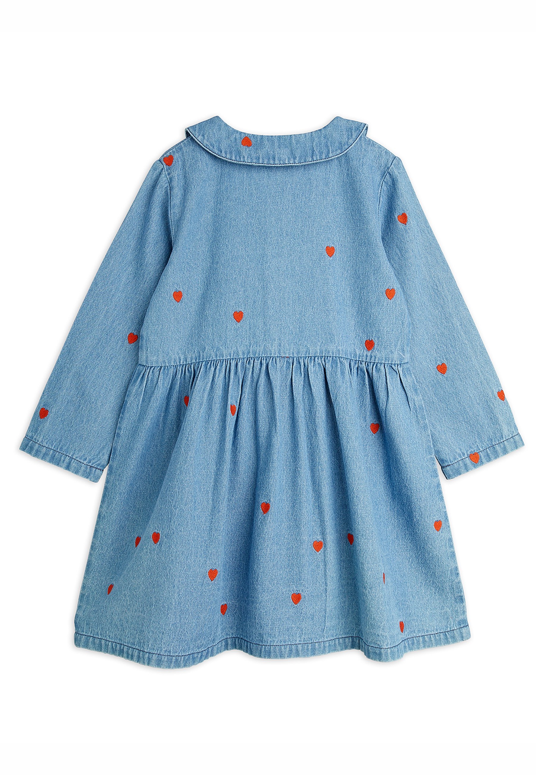 Robe Mini Rodini HEARTS - Robe en jean - bleue