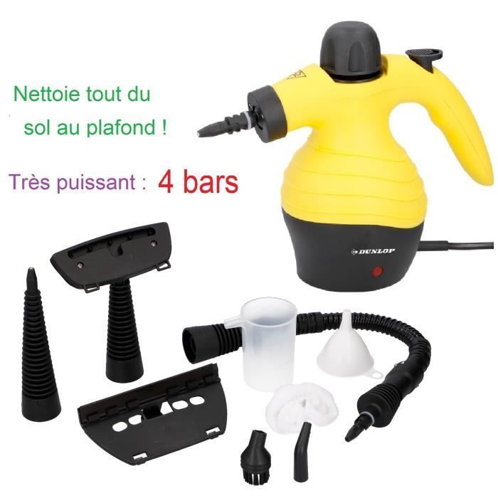 Dunlop -12116 - Nettoyeur vapeur portable 4 bars - 1050 Watts