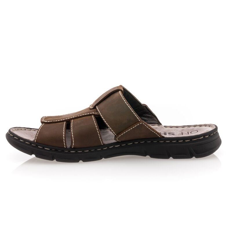  Sandálias masculinas marrons / Sapatos de bico aberto