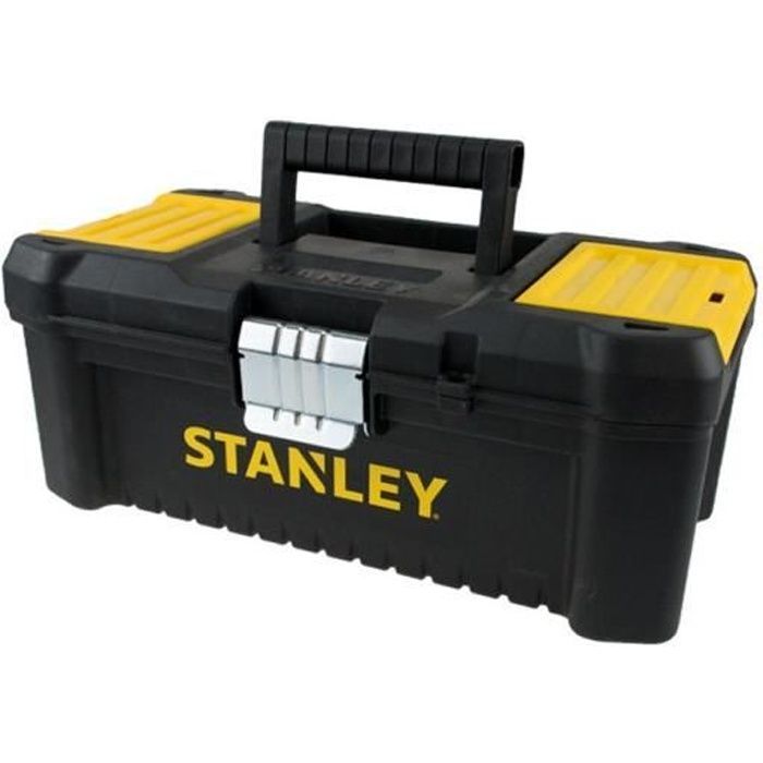 STANLEY 30cm gereedschapskist - Kunststof met 2 opbergvakken in het deksel - Gereedschapsbak STST1-75518