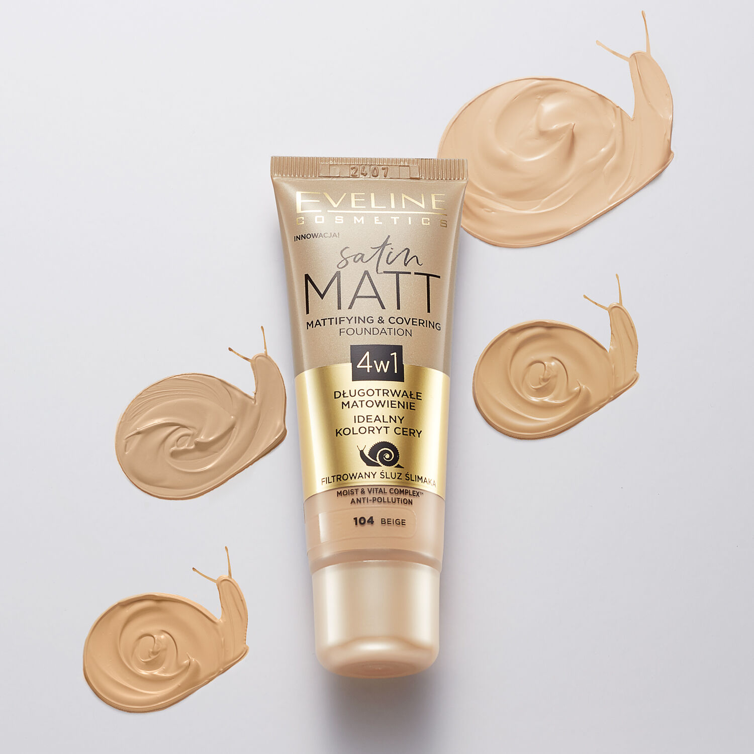 Eveline Cosmetics satenasto matiran lak