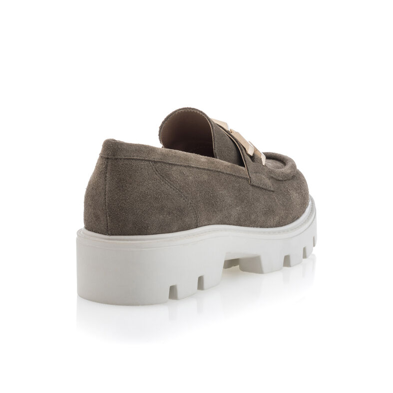 Grønne loafers/båtsko til dame
