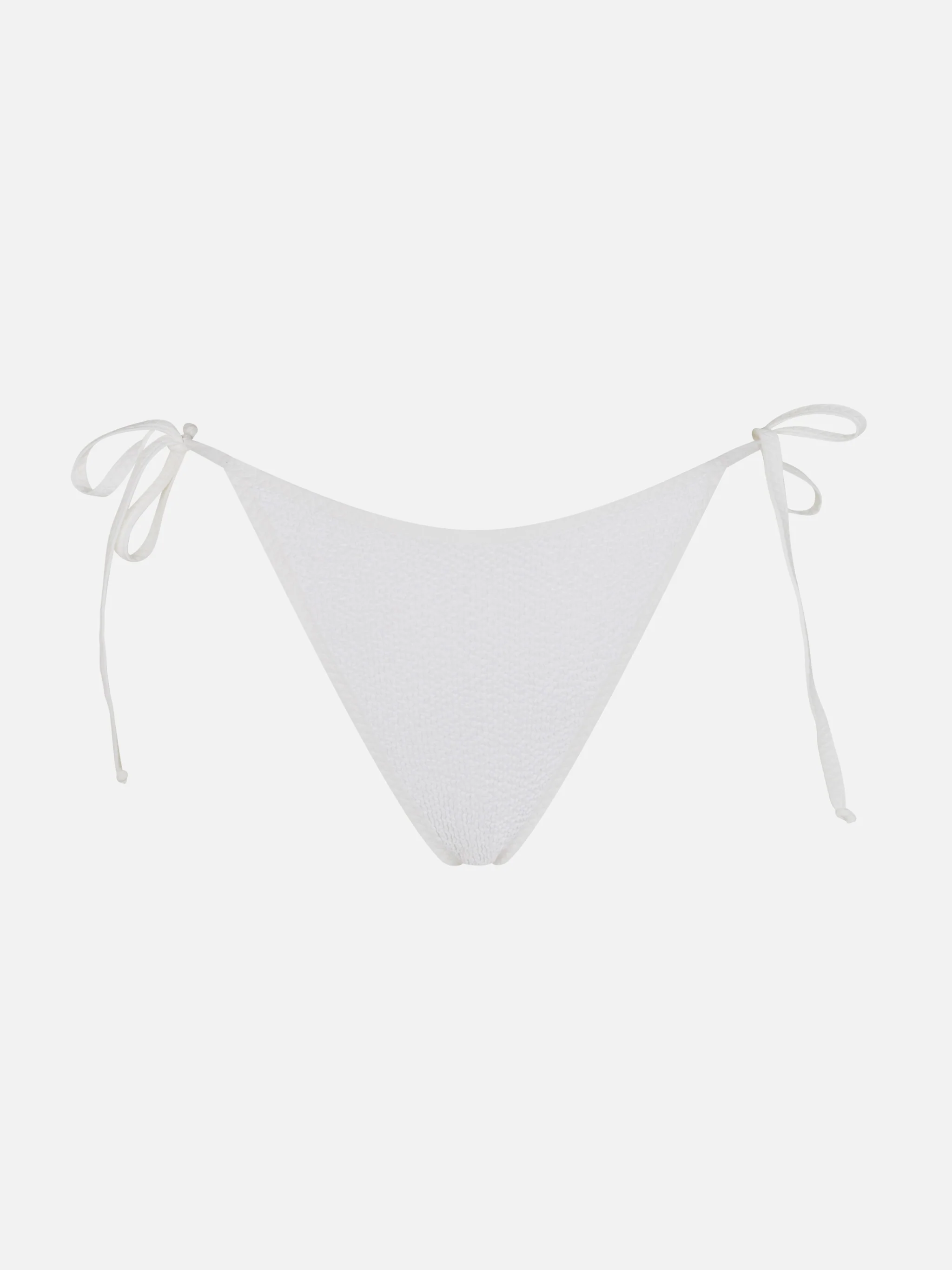 Braguitas blancas arrugadas para mujer
