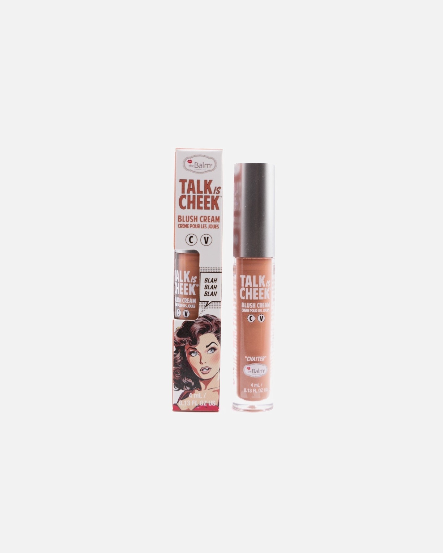 theBalm set ličil v kremi za rdečilo za lica Talk is Cheek Promise – 4,5 ml